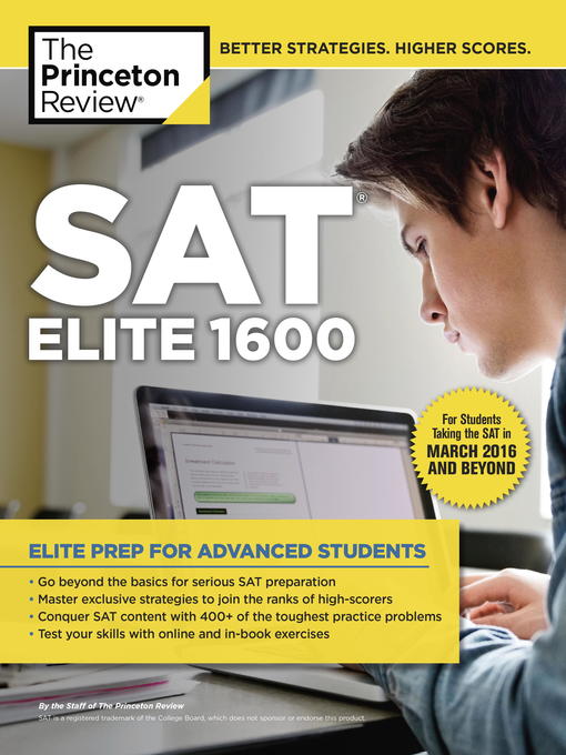 Title details for SAT Elite 1600 by The Princeton Review - Available